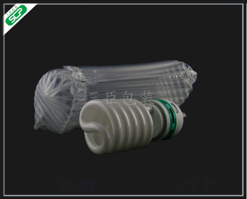 灯具缓冲包装气柱袋应用方案